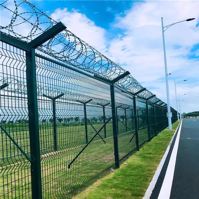 機場防護網圍欄施工細節